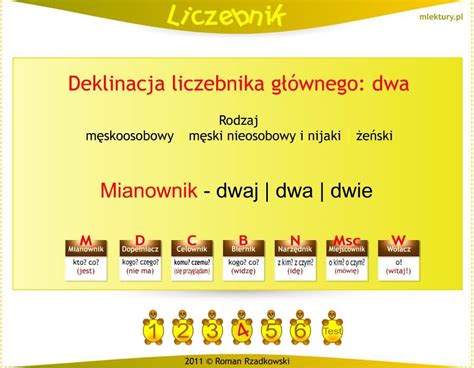 Liczebnik Czm Lekturki Pl