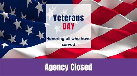 Veteran S Day Holiday Agency Closed Beyond Blindness