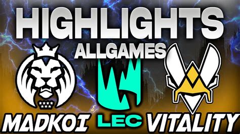 MAD LIONS KOI VS VITALITY ALL GAMES HIGHLIGHTS LEC 2024 SPRING SEASON