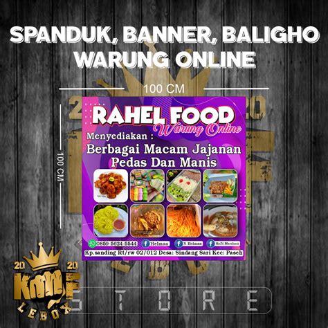 Jual Cetak Banner Spanduk Warung 1x1 Shopee Indonesia