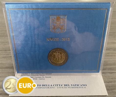 2 Euros Vaticano 2012 Encuentro Mundial De Las Familias BU FDC