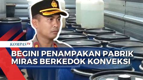 Polisi Gerebek Ruko Produksi Miras Berkedok Usaha Konveksi Ratusan