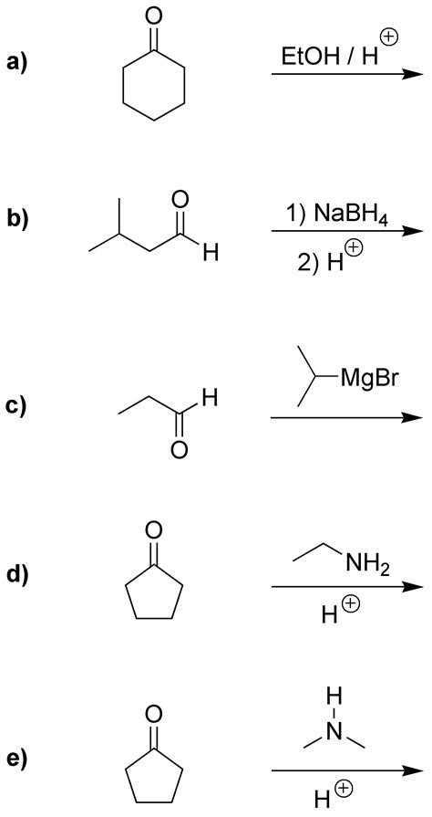 Aldehydes And Ketones Organic Chemistry List Of Solved Problems