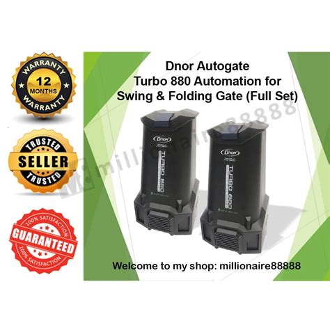 Dnor Swing Folding Autogate Motor Turbo Full Set Shopee Malaysia