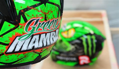 Champion Helmets Jorge Lorenzo Green Mamba Helmet Indianapolis 2013