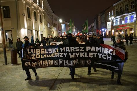 Ulicami Lublina przeszedł Marsz Pamięci Żołnierzy Wyklętych