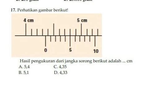 Contoh Soal Pada Jangka Sorong Brainly Co Id