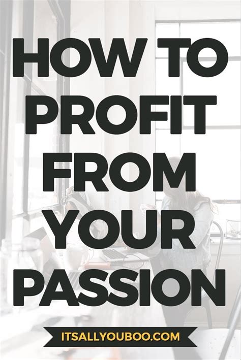 Want To Profit From Your Passion Ready To Start A Business From Home