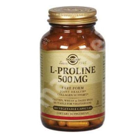 L Prolina Mg Capsule Solgar Farmacia Tei Online