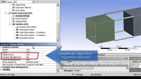 Rigid Beams Inside Ansys Workbench V14 5 Youtube