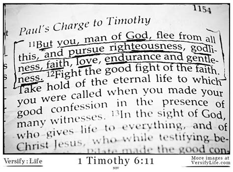 Bible Verse Images Scripture Quotes 1 Timothy 6 11 Life Quotes