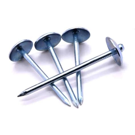 Umbrella Head Roofing Nails Corrugated Nails Galvanized Twisted Shank