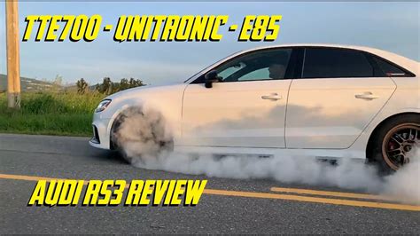 Tte700 Unitronic E85 Stock Motor Tune Audi Rs3 Review Youtube