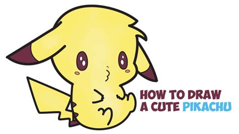 How To Draw Cute Pikachu