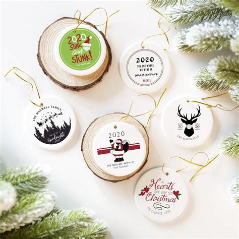 Personalized Round Christmas Ornaments – A Gift Personalized