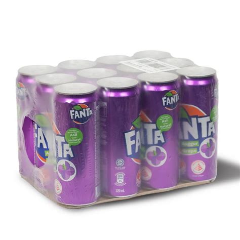 Fanta Grape Can Soft Drinks 320 Ml 24 Piecesfull Case Mawola Traders