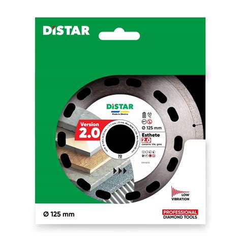 DISTAR Esthete 2.0 125mm DIAMENTOWA TARCZA TNĄCA CZYSTA KRAWĘDŹ ...