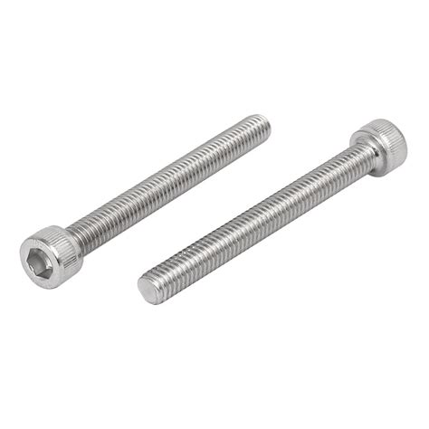 M6 X 60mm Thread 304 Stainless Steel Hex Socket Head Cap Screw Bolt