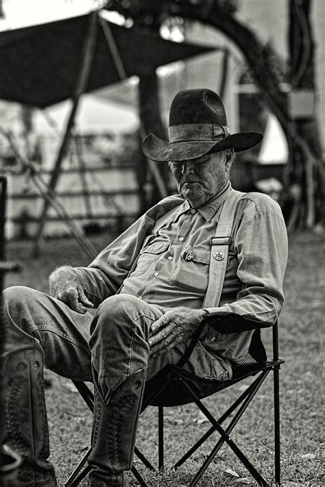 Cowboy and the Ten Gallon Hat Photograph by Jonathan Davison - Pixels