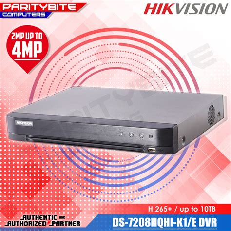 HIKVISION DS 7208HQHI K1 E 8 Channel DVR 1080P 2MP 1U H 265 Shopee