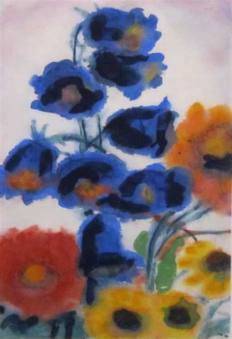 Terminus Ante Quem Emil Nolde Flower Painting Flower Art