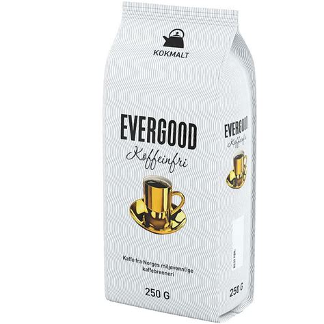 Evergood Koffeinfri Kokmalt 250g Kaffelageretno