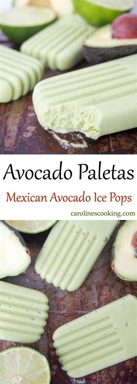 Avocado Paletas Mexican Avocado Ice Pops Are Easy To Make Healthy