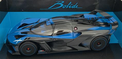 Bugatti Bolide In Blue Black Scale Trackday Car Model From