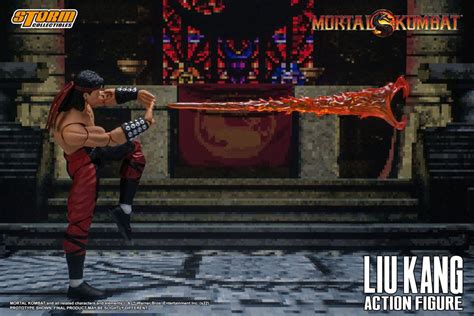 Toystnt Mortal Kombat Figura Liu Kang Cm Storm Collectibles