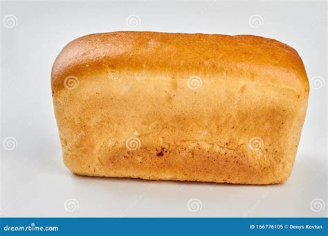 Square Loaf Of Bread Isolated On Dark Background Royalty Free Stock