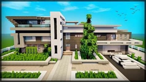 Modern House In Minecraft