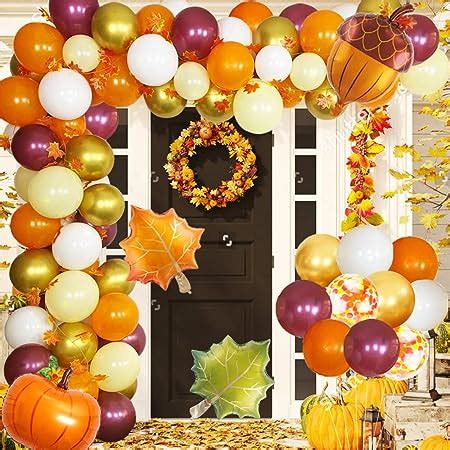 Amazon Fall Balloon Garland Arch Kit Thanksgiving Balloon Garland