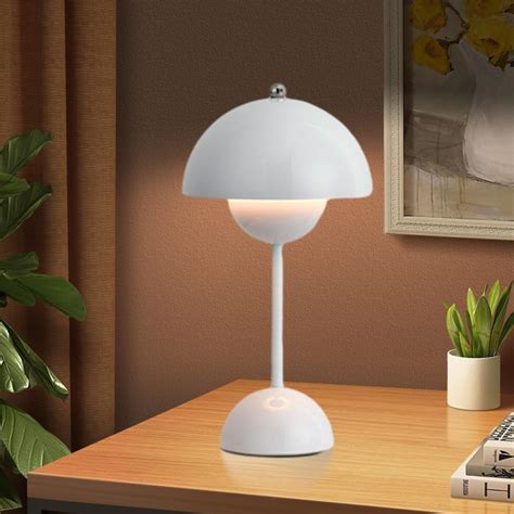 Led Flowerpot Tischlampe Kabellos Akku Pilz Lampe Modern Macaron Lampe