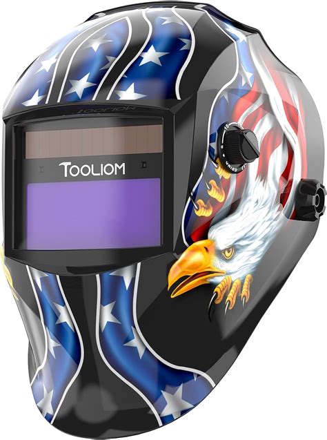 TOOLIOM Solar Powered Welding Helmet Auto Darkening Review - Welding Supply