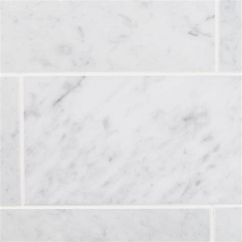 Ivy Hill Tile Carrara 4 X 12 Marble Marble Look Subway Wall And Floor Tile Wayfair