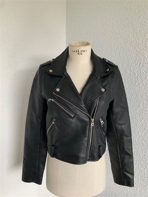 Pull Bear Damen Jacke Kunstleder Gr M Kaufen Auf Ricardo