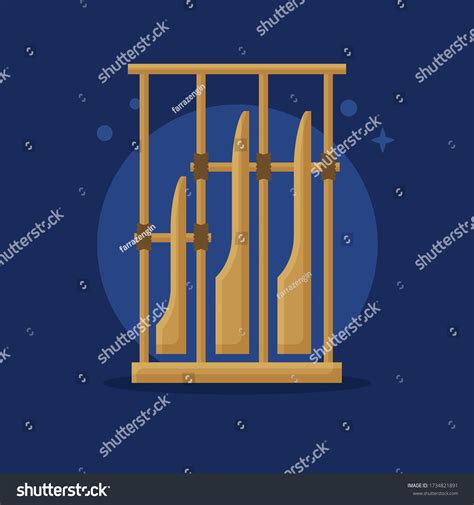 Angklung Vector Indonesia Traditional Music Instrument Stock Vector