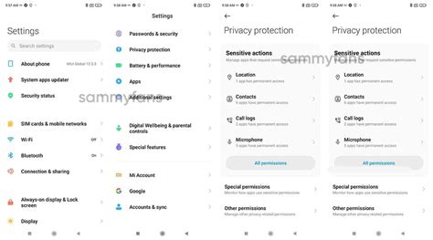 Samsung One UI 4 0 Vs Xiaomi MIUI 12 5 Enhanced Privacy Features