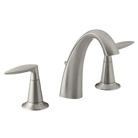 Kohler Alteo Vibrant Brushed Nickel 2 Handle Widespread Watersense