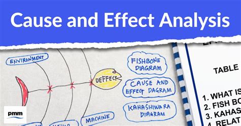 Analysis Tools: Effect and Cause Analysis - PM Majik