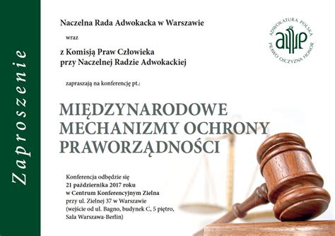 Konferencja Międzynarodowe mechanizmy ochrony praworządności