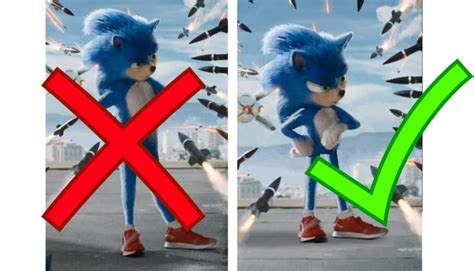 Sonic La Pel Cula Se Cambiar El Dise O Final De Sonic Debido A