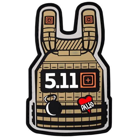 511 Tactical Plate Carrier Patch Coyote Pull The Trigger