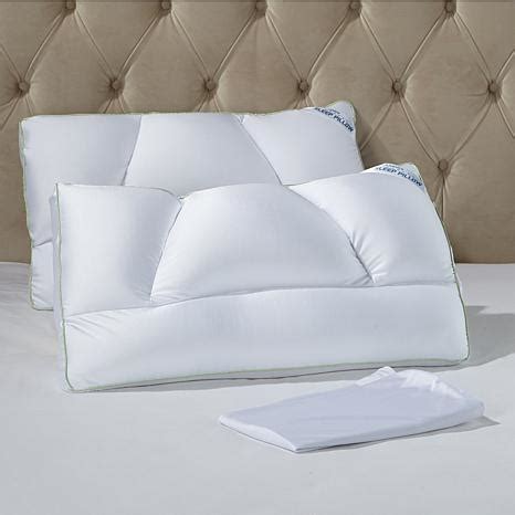 Tony Little DeStress® Micropedic Pillow 2-pack w/2 Pillowcases - Queen ...