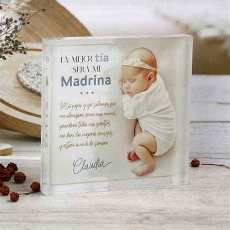 Placa Madrina Bautizo Personalizada Seriandaluza