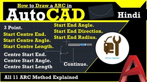 How To Draw Arc In Autocad Detailed Explained Chapter Youtube