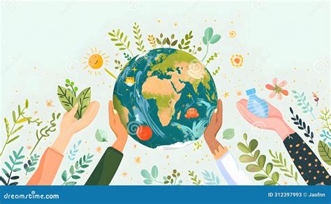 Ecology Concept Save The Planet Hands Holding Earth Planet Stock