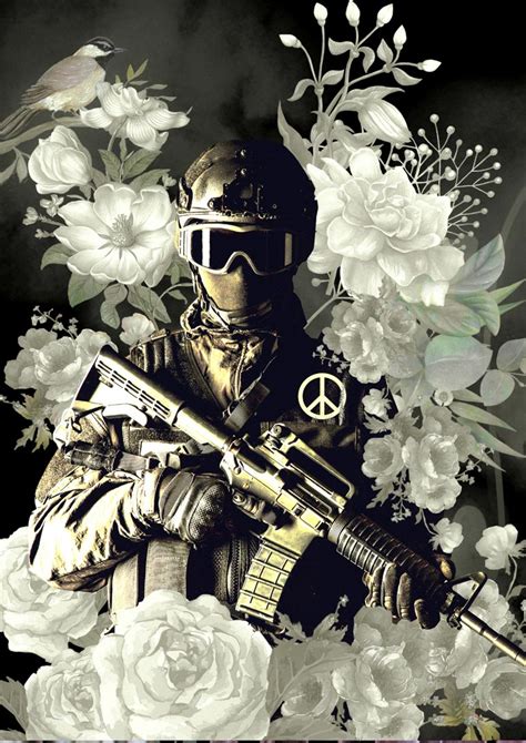 Soldier of peace poster - artsyfartsy.eu