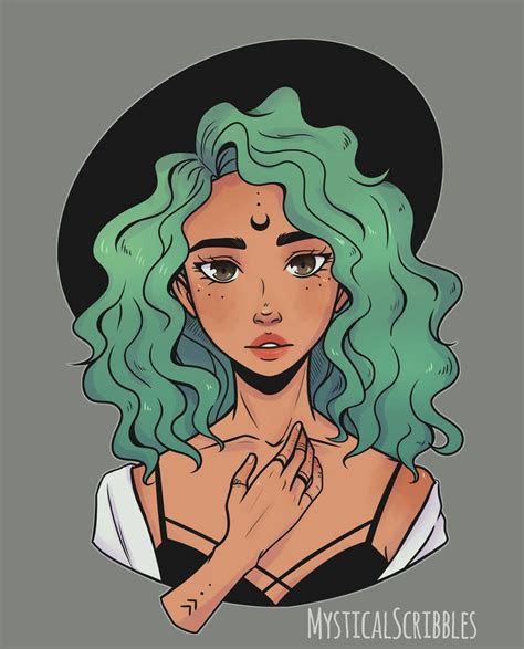 Witch Lady By Mysticalscribbless On Deviantart Witch Drawing Witch