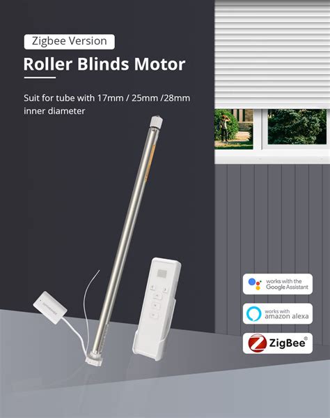 Oz Zigbee Smart Blind Tube Motor Smart Home Automation Australia Shade